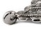 The Bead Chest Silver Baule Pyramid Pendant (67x48mm): African Tribal Metal Pendant for DIY Jewelry and Necklace
